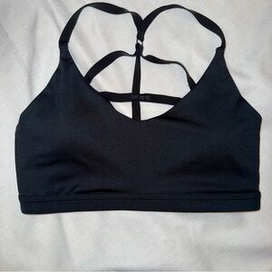 Nike Black Dri-Fit Sports Bra with Strappy Back Detail Size Large